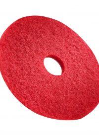 Box of 5 Bright Red Polishing Floor Pads