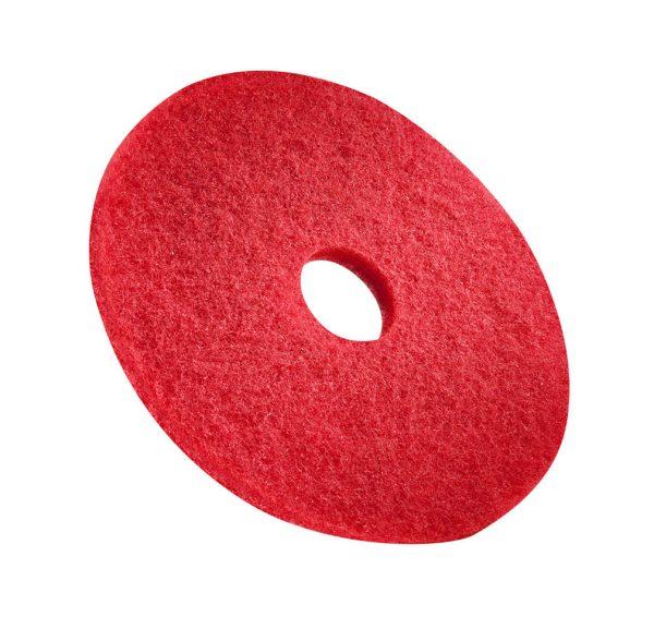 Bright Red Polishing Floor Pads