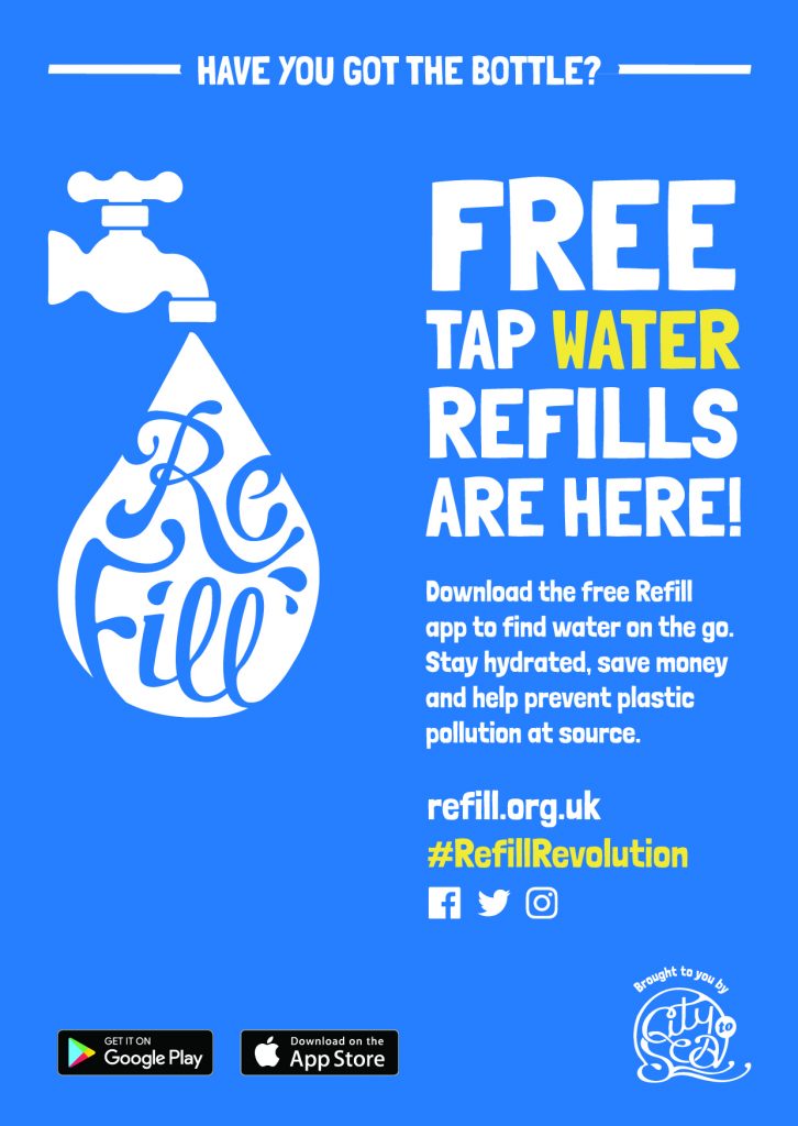 Refill app poster