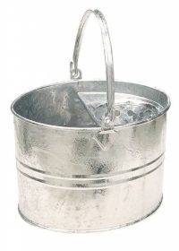 Galvanised Socket Mop Bucket - Plastic Free