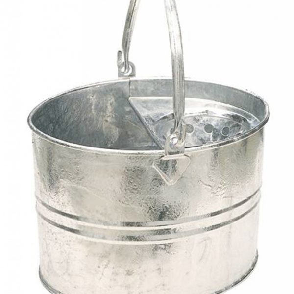 Galvanised Socket Mop Bucket - Plastic Free