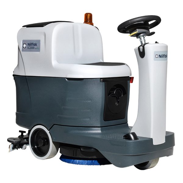 Nilfisk SC2000 Micro Ride On Battery Scrubber Dryer