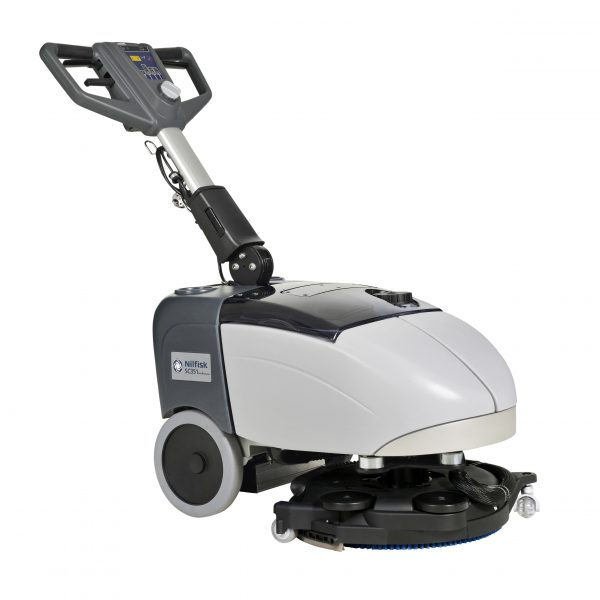 Nilfisk SC351 Battery Scrubber Dryer with Board & Brush