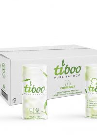 Tiboo Toilet Tissue And Kitchen Towels COMBI PACK – 10 Kitchen + 40 Toilet Rolls