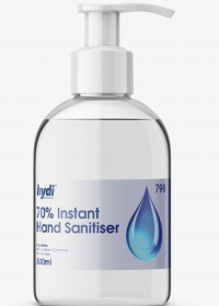 500ml Hand Sanitiser 70% Alcohol in Pump Dispenser