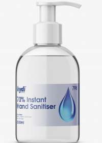 500ml Hand Sanitiser 75% Alcohol in Pump Dispenser