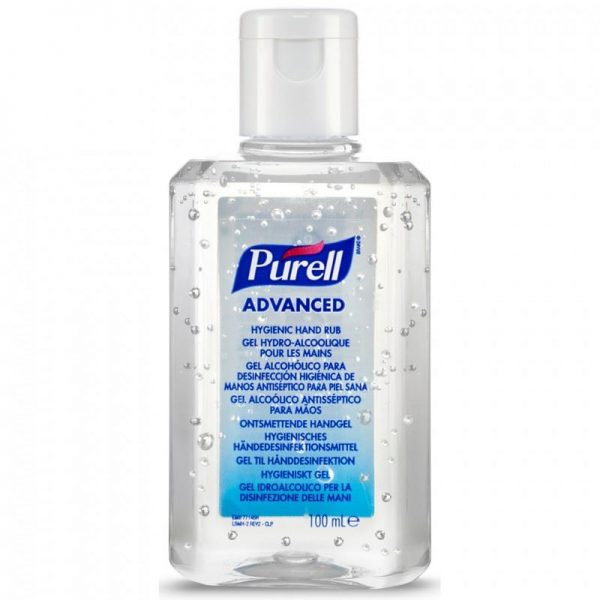 Purell 100ml Flip Top Alcohol Hand Sanitiser