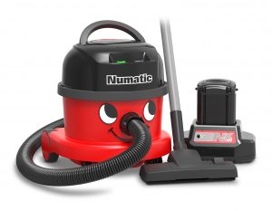 front view of Numatic NBV240NX Vacuum Cleaner with battery out