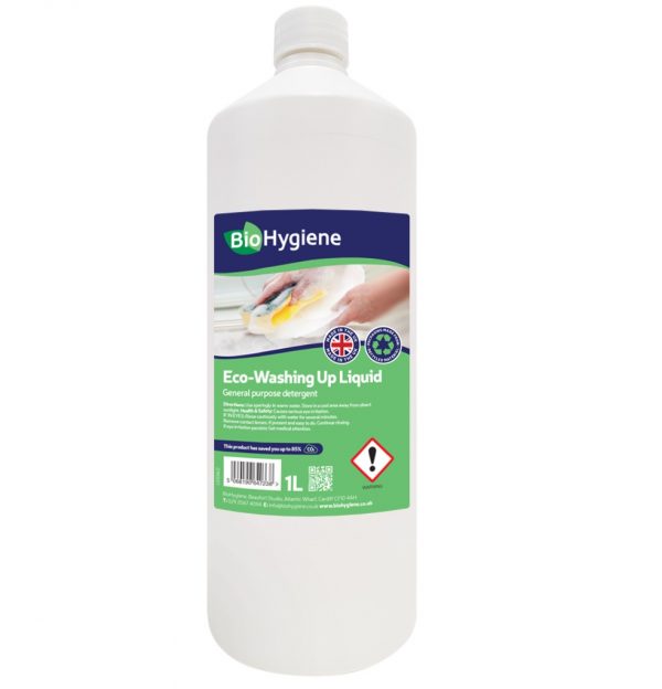 1L bottle of Bio Hygiene Eco Washing Up Liquid