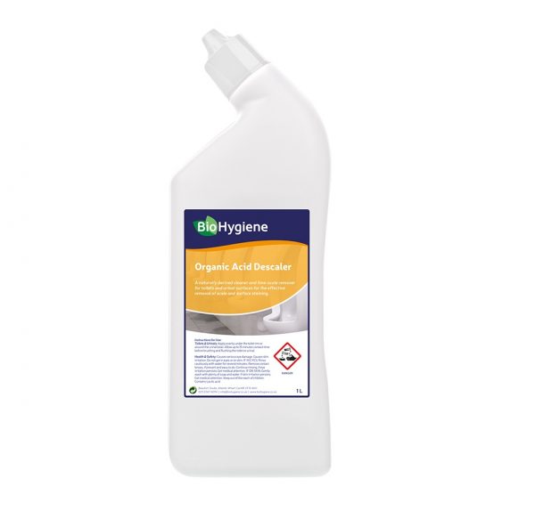 1L bottle of Bio Hygiene Organic Acid Descaler