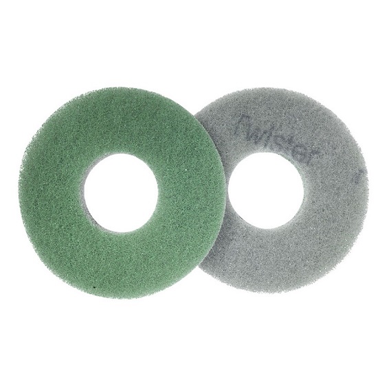 225mm (9") Green Diamond Pads (Pack of 2) - Fits 244NX