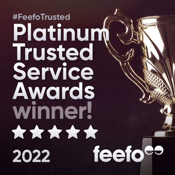 One Stop Cleaning Shop receives Feefo Platinum Trusted Service Award 2022