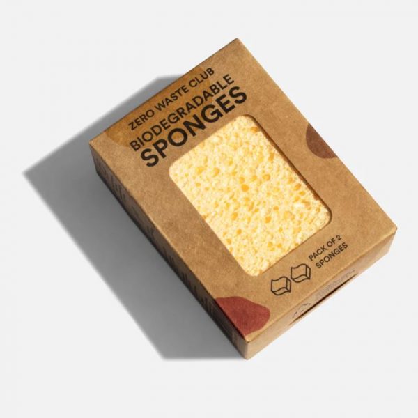100% Biodegradable Sponges 2pk