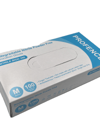 100 x Biodegradable Nitrile Disposable Gloves