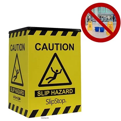 SlipStop 65 Collapsible Wet Floor Sign and Leak Collection