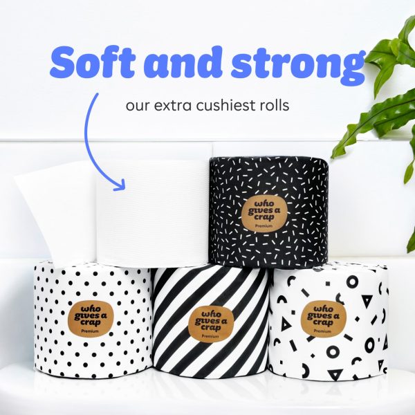 48 Premium Quality Bamboo Toilet Rolls