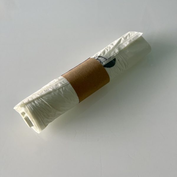 Bio Bags Roll of 20 Liners to fit a 10L caddy. Fully compostable. Liner 40cm wide x 45cm High