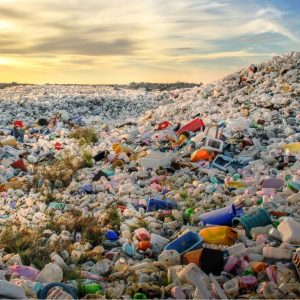 plastic rubbish waste heap