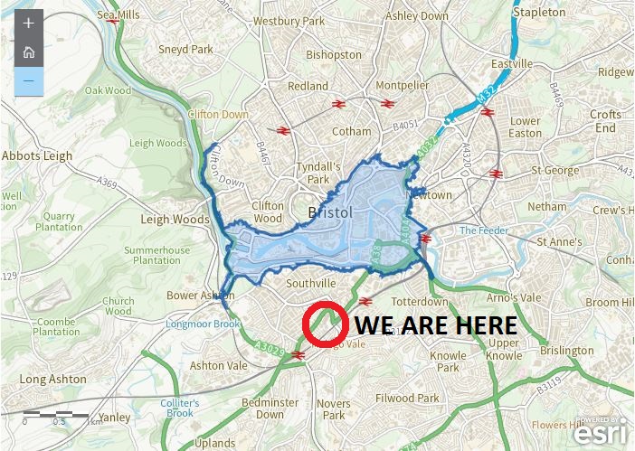 CAZ clean air zone map