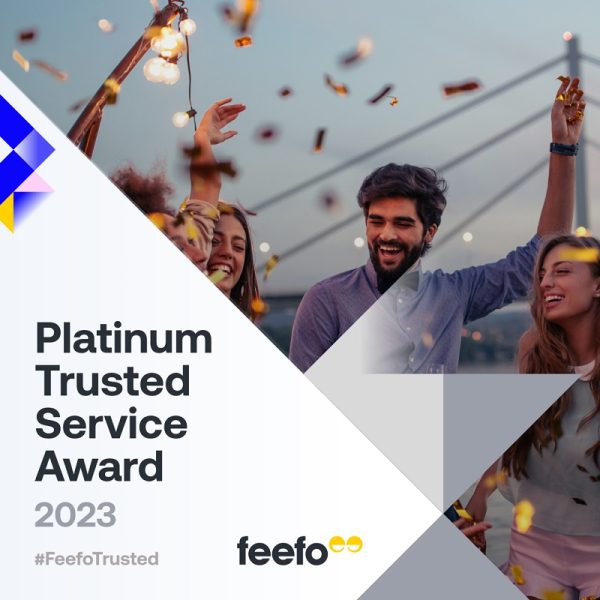 Feefo Platinum Trusted Service Award Winners 2023