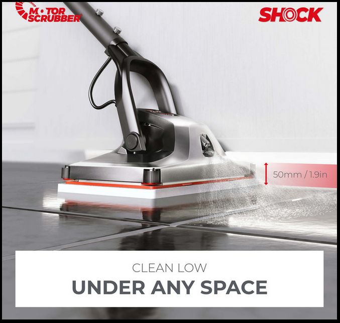 Master Every Corner with MotorScrubber SHOCK Floor Scrubber