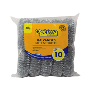 Large 48g Galvanised Steel Scourers pk of 10