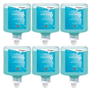 6 x 1L Deb Azure Foam Soap