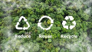 REDUCE REUSE RECYCLE GRAPHIC