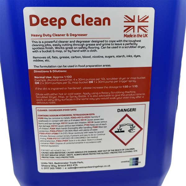 DEEP CLEAN HEAVY DUTY CLEANER DEGREASER