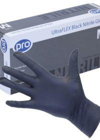 100 x Black Nitrile Gloves