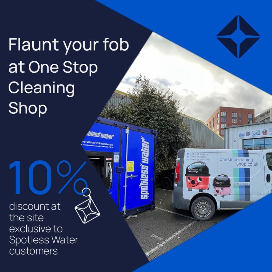 spotless water discount graphic