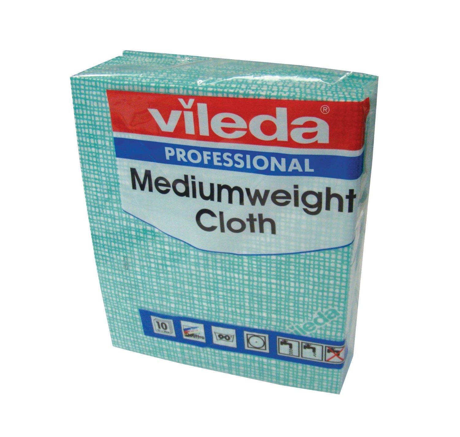 Medium Weight Green Vileda Cloth 10pk - One Stop Cleaning Shop