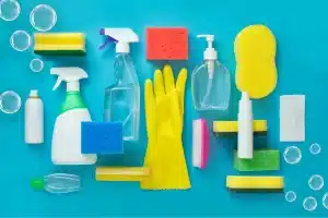 cleaning products graphic