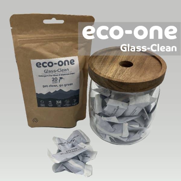 Eco-One Glass & Stainless Steel Cleaner Sachets - pack of 20
