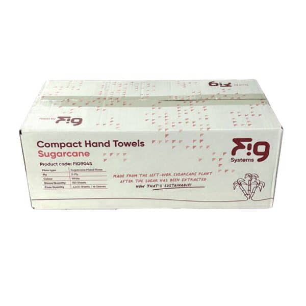 FIG Compact Hand Towels - Sugarcane