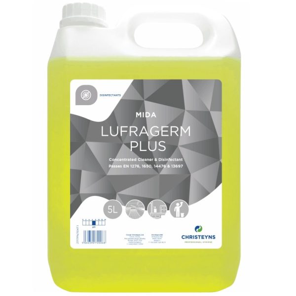 5L Mida Lufragerm Plus Cleaner & Disinfectant