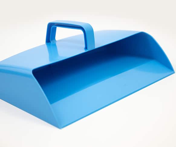 180mm Enclosed Dustpan - Blue