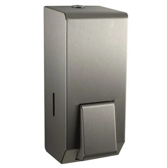 1L Brushed Stainless Steel Refillable Foaming Soap Dispenser