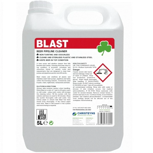5L Clover BLAST Beer Pipeline Cleaner