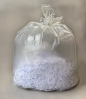100 x Heavy Duty Wheelie Bin Clear Sacks