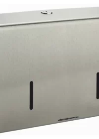 Brushed Stainless Twin 6" Micro Jumbo Dispenser